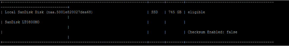 RVC Disk Information Display