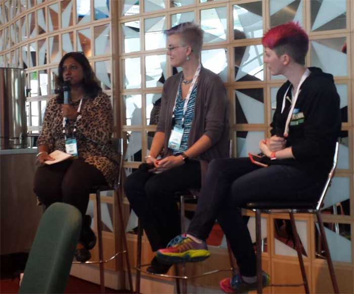 Panel with Nithya Ruff at the Linux Con Europe 2015