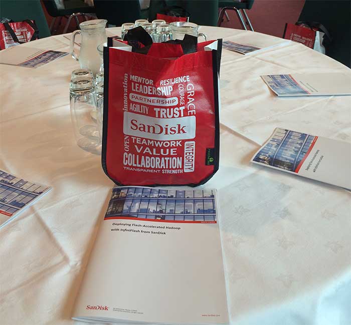 Goodie Bags at the Linux Con Europe 2015