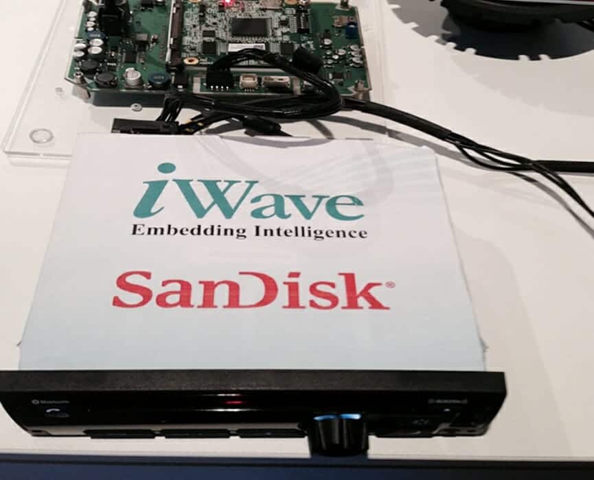 The iWave demo featuring SanDisk eMMC