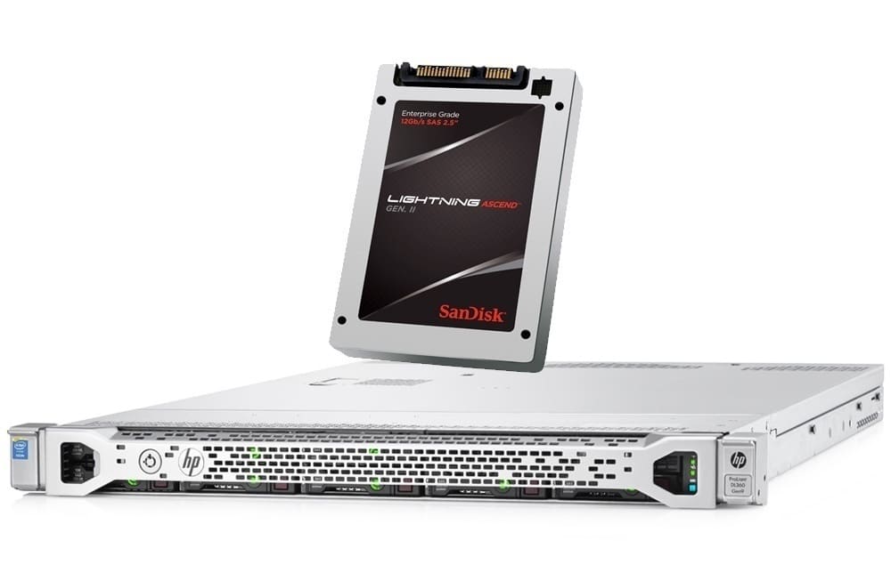 HPE System DL360G9 and Lightning Gen II SAS SSD