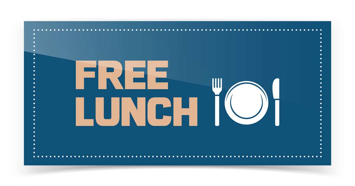 free lunch ticket